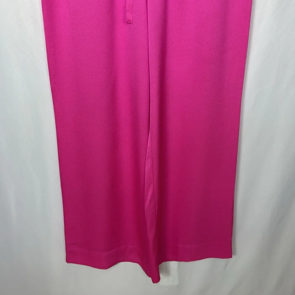 A.L.C Allie Tie Waist Wide Leg Pants Size 4 Pink Women’s High‎ Rise